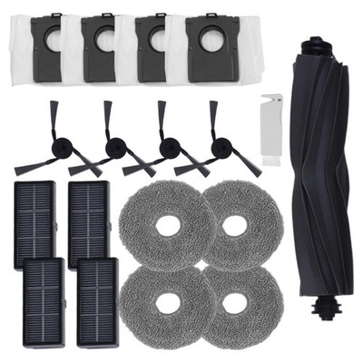 Für MOVA für P50 Pro für Ultra Staubsauger Filter Wischtuch Beutel Seitenbür