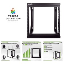 9U Open-Frame Server Rack for 19" IT Network Equipment  A/V Devices Free Sta...