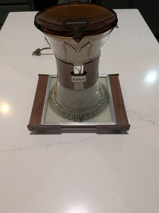 Salton Filtercup Coffee Extractor/Hot Plate Pour Over Fine Grind 10 Cup VTG EUC