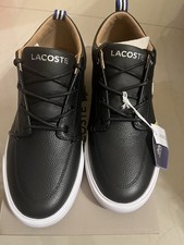 Lacoste Men s Leather Lace-Up Low-Top Sneaker...