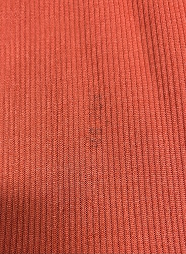 VTG H Bar C Ranchwear Medium 17-34 Long Tail Orange Textured Western Rodeo Shirt - Picture 20 of 20