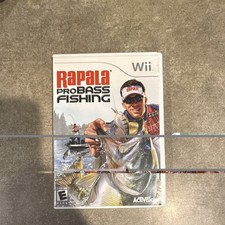 Activision Rapala Pro Bass Fishing (Nintendo Wii, 2010) Manual Included E