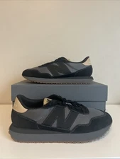 New Balance 237 Sneakers Athletic Shoes Gray Black Gum MS237LOB Men’s Size 8-13