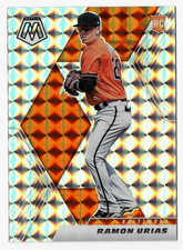 2021 Mosaic Silver Prizm Variation Rookie Ramon Urias #RV-90 Orioles Parallel RC