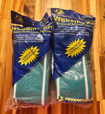 Vintage Lawn Chair Webbing Kit Green & White 30 Ft  2 1/4 “ Wide  w/ Screws, New