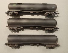 Job Lot Graham Farish N Gauge 3xTEA 100 Ton Bogie Tank Wagons Weathered Black