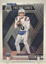 2025 Mosaic Football - Drake Maye#258 England Games Insert New England Patriots