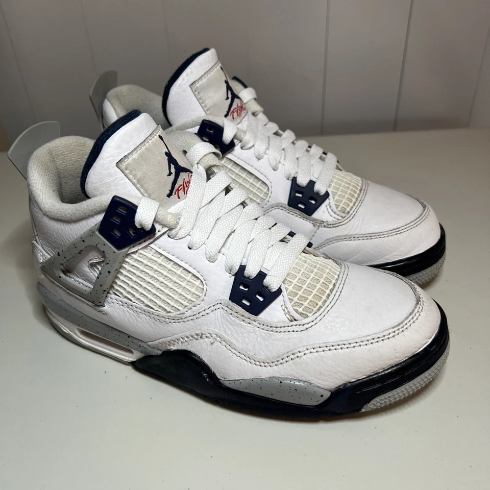 Talla 4Y (GS) - Jordan 4 Retro Mid Midnight Navy Foto 2 de 4