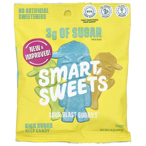 Sour Blast Buddies®, Berry, Blue Raspberry, Lime, Lemon, Orange, 1.8 oz (50 g)
