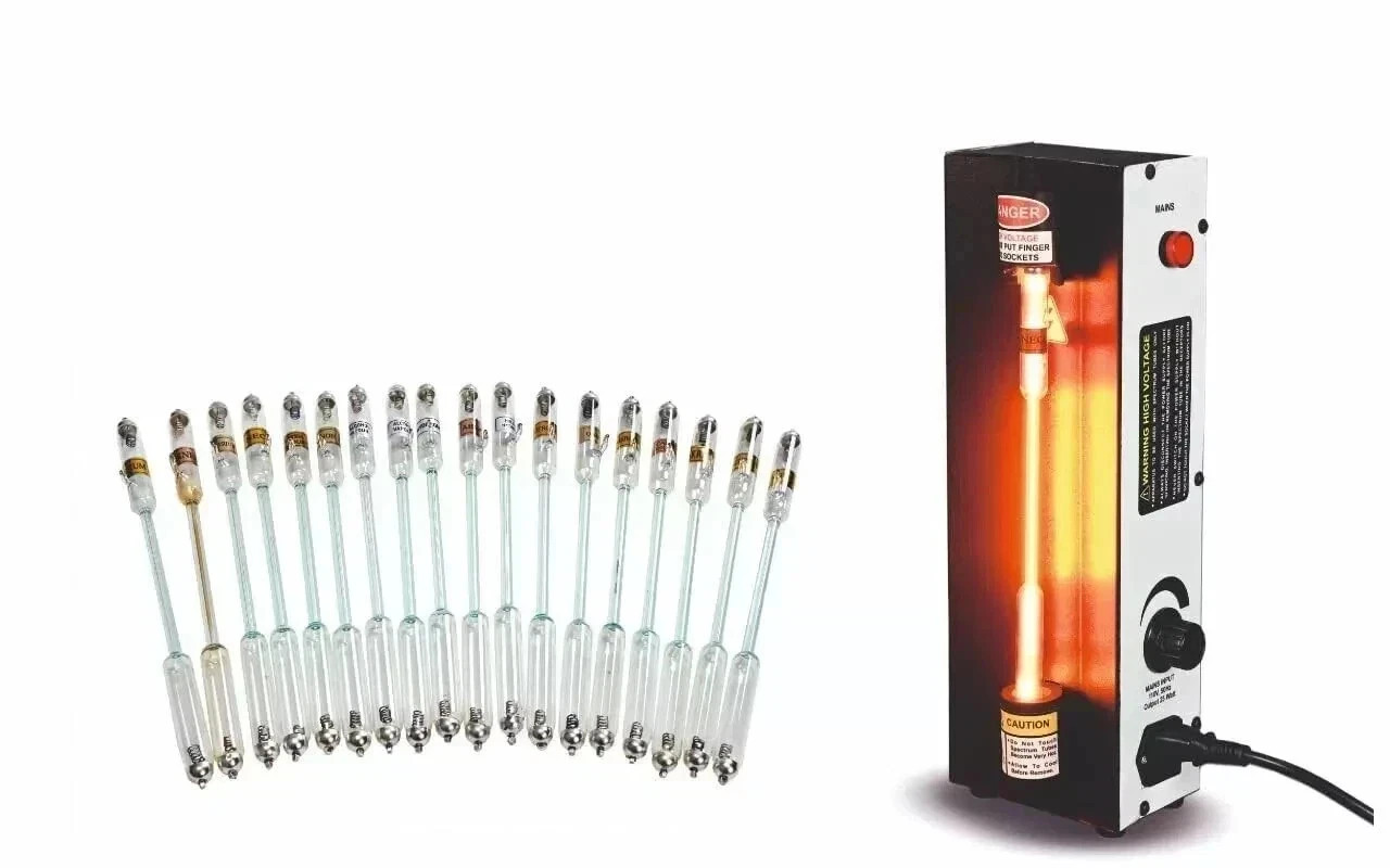 18 Spectrum Tube & 220v/11Ov (Optional) Power Supply with Intensity Control
