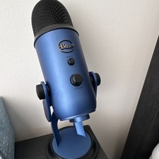 Blue Yeti USB Desktop Microphone, Gain, Polar Patterns, Mute, Volume, Blue