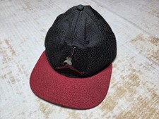 Chicago Bulls Hat Cap Snap Back Youth Black Red NBA Basketball Jumpman Jordan