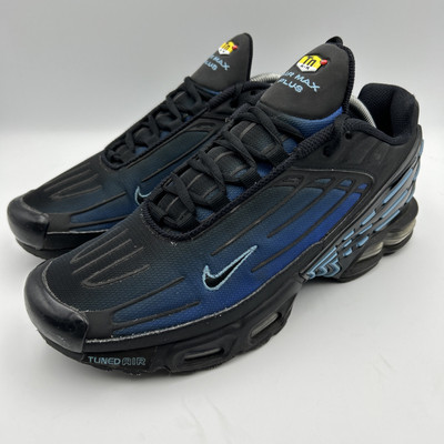 Nike Air Max Plus TN Tuned Black Blue DZ 4508-001 Size 10.5
