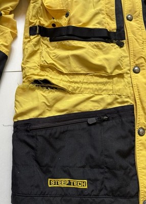 Vintage The North Face Steep Tech Ski Jacket Scot Schmidt Yellow