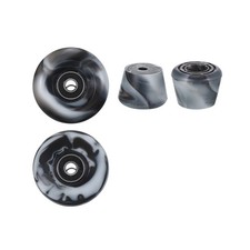 58mmx32mm Roller Skate Wheels Black White Skate Brakes Skate Wheels Bearings