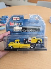 Maisto All Stars Elite Transport 1957 Chevrolet Flatbed 1936 Chevy Pickup New