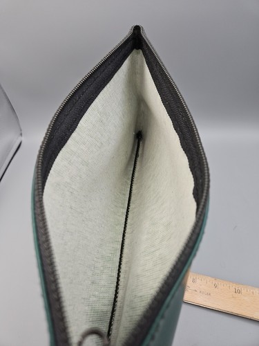 Provident Federal Savings Bank Money Zipper Deposit Bag Green - Picture 5 of 6
