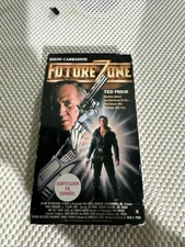 Future Zone VHS 1990 David Carradine HTF SciFi Movie AIP *BUY 2 GET 1 FREE*