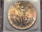 1985 mexico 1 oz silver libertad ICG MS68+ End of roll TONED obverse — photo 1