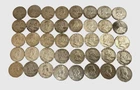 Lot of 40 Franklin Half Dollars 90% Silver – Estate Coins – Westport CT #1