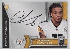 2020 Panini Donruss Elite Pen Pals Chase Claypool #PP32 Auto 15r3
