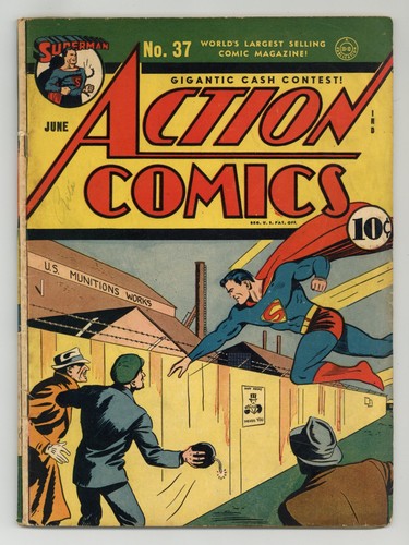Action Comics #37 GD 2.0 1941