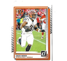 ZACK MOSS 2025 PANINI/DONRUSS BASE #123 (IN PACK FRESH CONDITION) FREE SHIP!