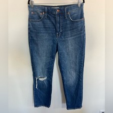 Madewell The Perfect Vintage Crop Jeans in Bellbrook Wash Woman Size 30
