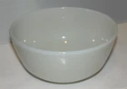 FIRE KING Anchor Hocking White Milk Tapered Glass Mixing Bowl 7"