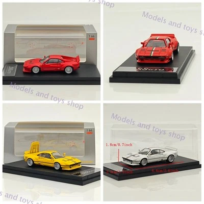 Hone Model 1:64 Ferrari 288 GTO Widebody Racing Sports Model Diecast Metal Car