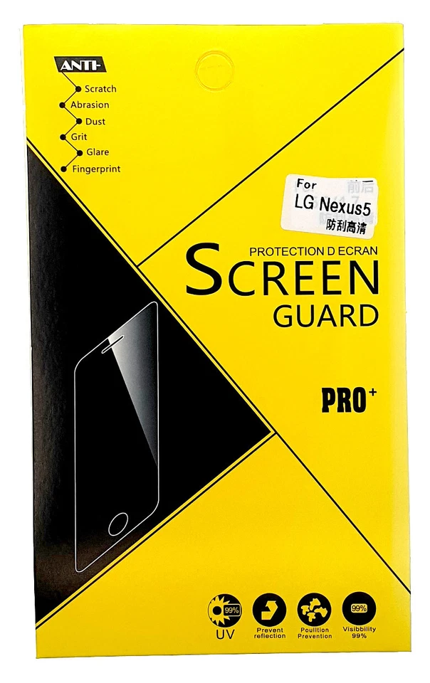2x Premium Ultra Clear Screen Protector Film Cover Guard For LG Nexus5 Nexus 5 - Image 4 of 4