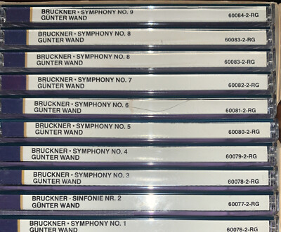 Anton Bruckner: Symphonies 1-9 (Gunter Wand Collection) (CD, Oct