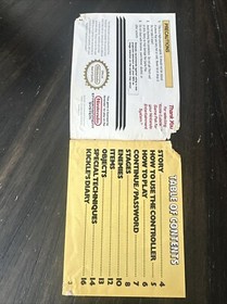 Nintendo NES Manual Only Kickle Cubicle NES-QC-USA