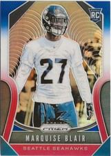 2019 Panini Prizm Marquise Blair Red White Blue Prizm SP RC Seattle Seahawks