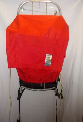 Vintage Conquest Red Hiking Backpack