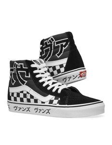 vans sk8 hi typography