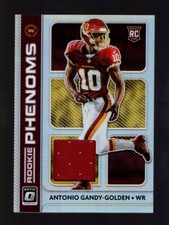 2020 OPTIC ROOKIE PHENOMS ANTONIO GANDY-GOLDEN RC JERSEY COMMANDERS