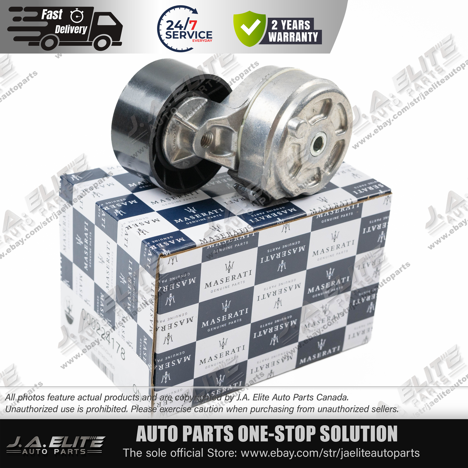 Genuine Belt Tensioner fits Maserati Quattroporte GranTurismo GranCabrio 224178