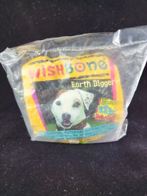 Vintage 1996 Wishbone Earth Digger Wind-up Wendy's Kids Meal Toy New