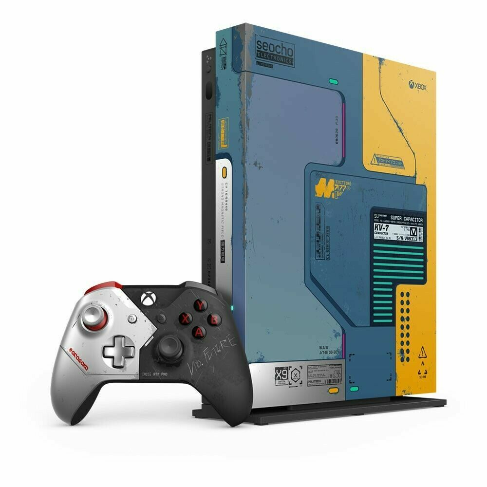 dispersión hierba facultativo Microsoft Xbox One X Cyberpunk 2077 Limited Edition 1TB Console for sale  online | eBay