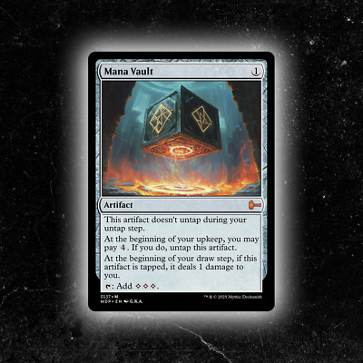 Mana Vault - Custom Magic: The Gathering Card - High-Quality