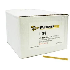 1/4" LEG x 1/4" CROWN 18GA GALV L04 STAPLES 50,000ct | L04C10