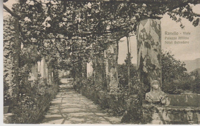 Ravello, ITALY. Palazzo Afflitto. Hotel Belvedere Afflitto Palace Vintage #66671