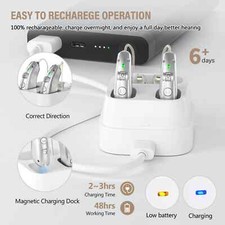 Hearing Aid Behind The Ear Sound Amplifier Elderly Noise Cancelling Deaf Care