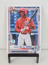 2021 Bowman 1st Edition #BFE-25 Jeremy De La Rosa Washington Nationals