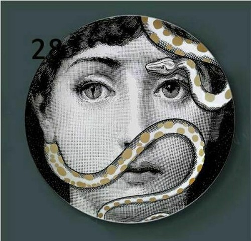 Vintage Wall Hanging Dishes Painting Craft Decorative Plates Retro Ceramic Art - Bild 39 von 40