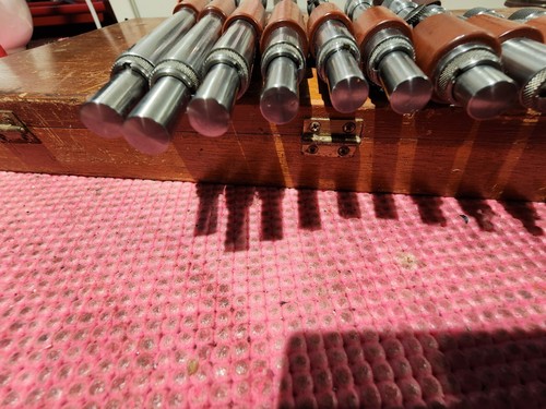 AMERICAN MADE BROWN SHARPE TUBULAR FIXED INSIDE ID MICROMETER 2-12in P696 - Picture 16 of 19