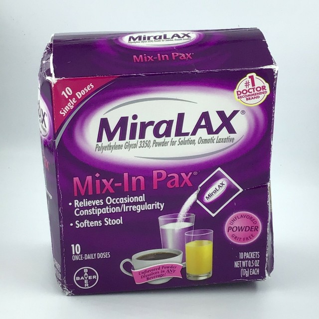 MiraLAX Single Dose Sachets 10 Count for sale online eBay