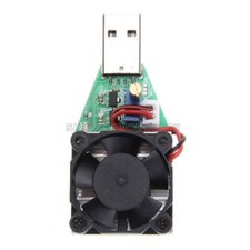 3.7-13V 15W Electronic Load Resistor USB Discharge Battery Tester with Fan-