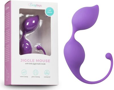 EasyToys Jiggle Mouse Balls | Kegel Silikon starke Muskeln Beckentrainer 